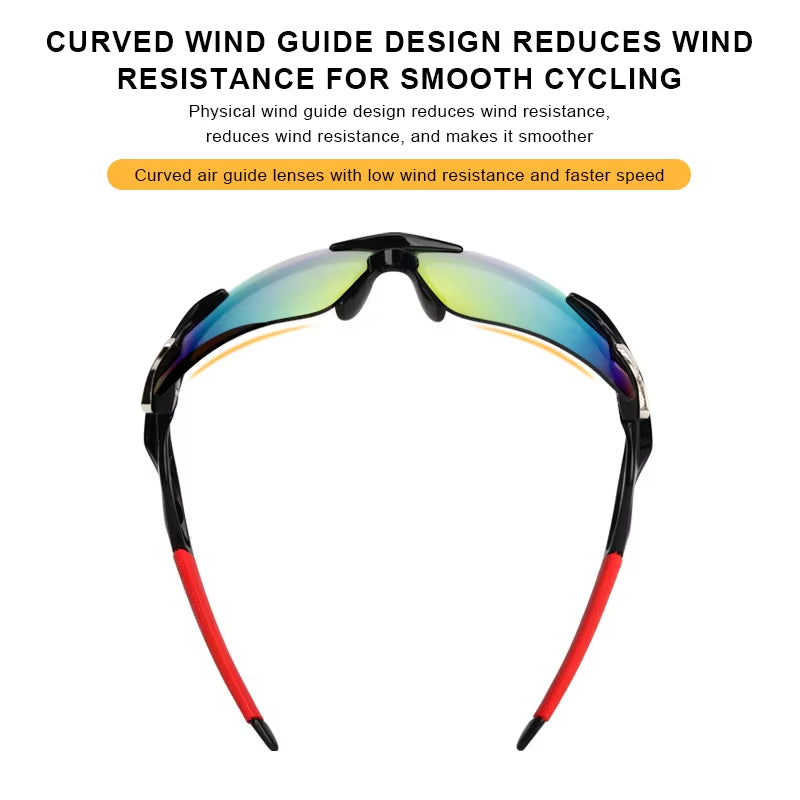 Sports Men Sunglasses Road Bicycle Glasses Mountain Cycling Riding Protection Goggles Eyewear Mtb Bike Sun Glasses