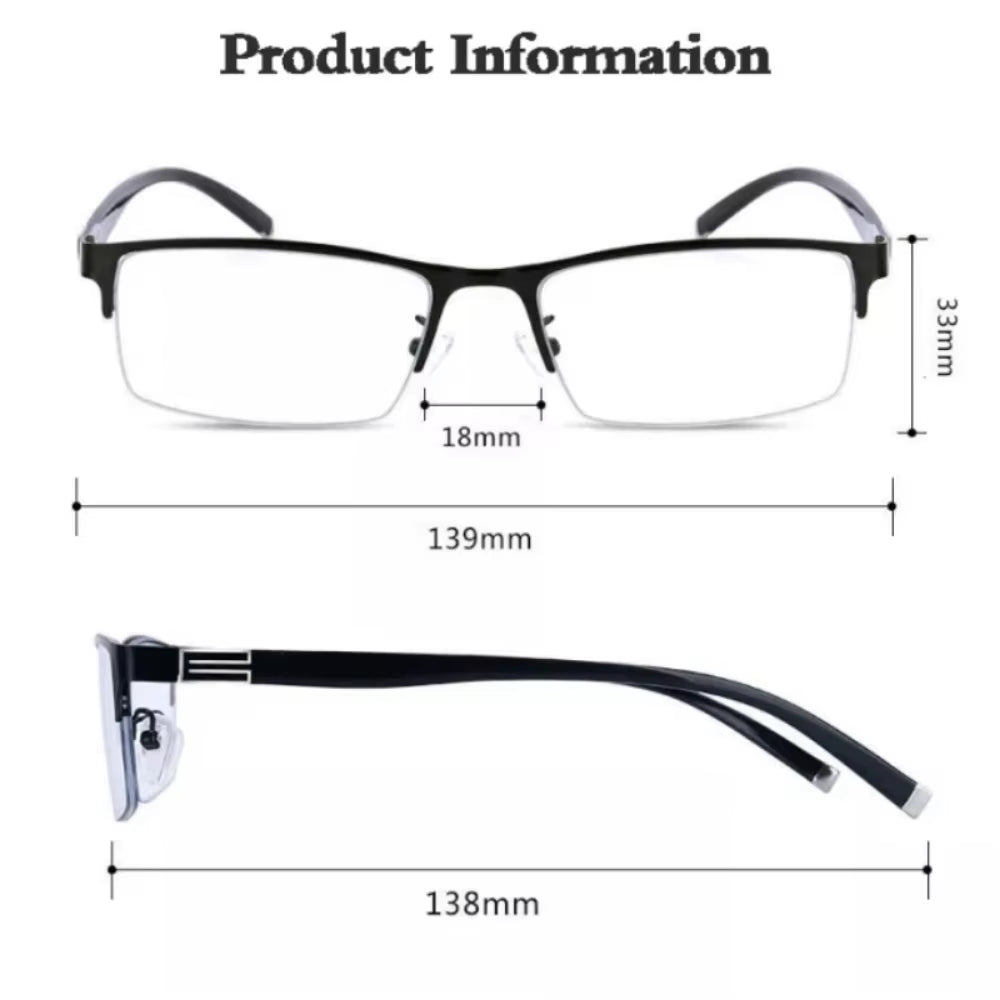 Men'S Reading Glasses Multifocal Presbyopic Glasses Anti-Blue Light Glasses 2023 Retro Glasses for Women