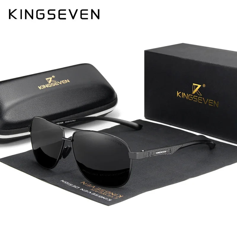 Polarized Aluminum Sunglasses Men UV400 HD Lens Pilot Eye Protection Photochromic Glasses Women Night Vision Eyewear