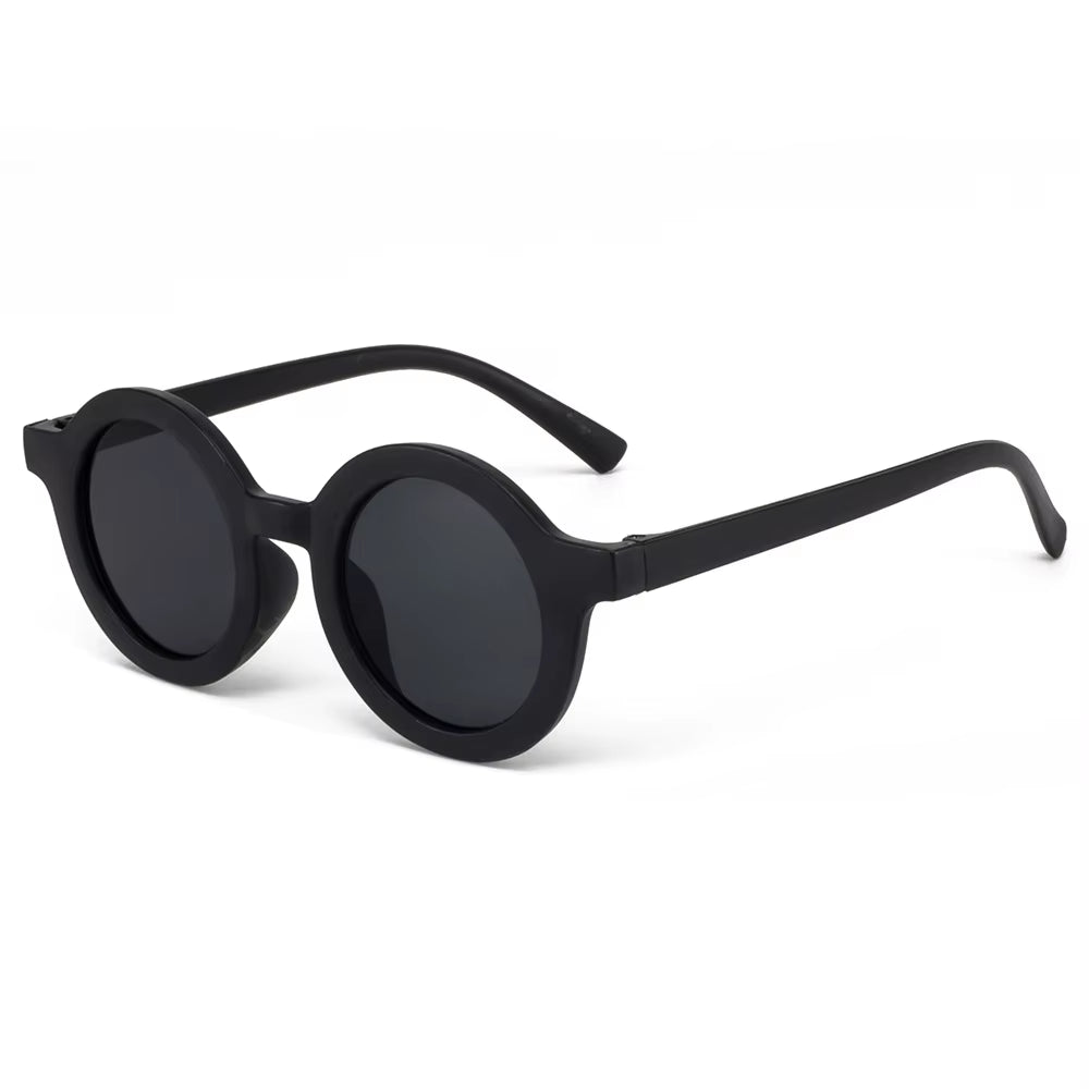 Children'S Sunglasses, Inset Style round Frame, 1-7 Year Old Baby Sunglasses, Sun Shading, Sun Protection
