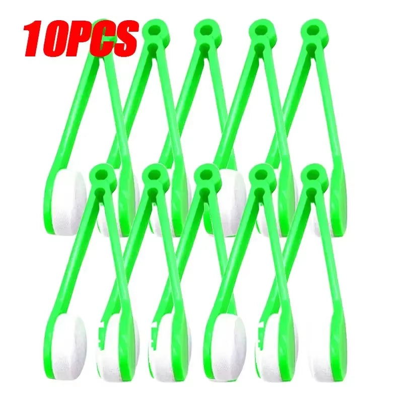 10/5/1Pcs Portable Multifunctional Glasses Cleaning Rub Eyeglass Sunglasses Spectacles Microfiber Cleaning Brushes Wiping Tools