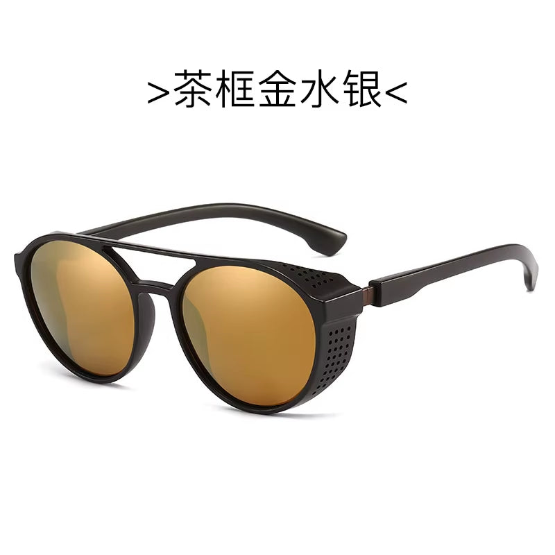 New Sunglasses Driving Glasses Polarized Sunglasses Men Women round Box Outdoor Fishing Riding Mirror Motorcycle Running Travel