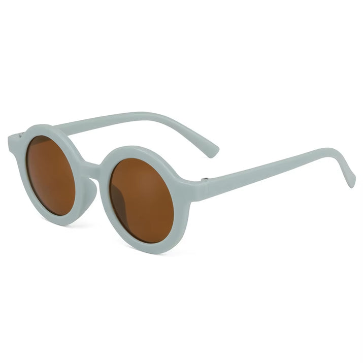 Children'S Sunglasses, Inset Style round Frame, 1-7 Year Old Baby Sunglasses, Sun Shading, Sun Protection