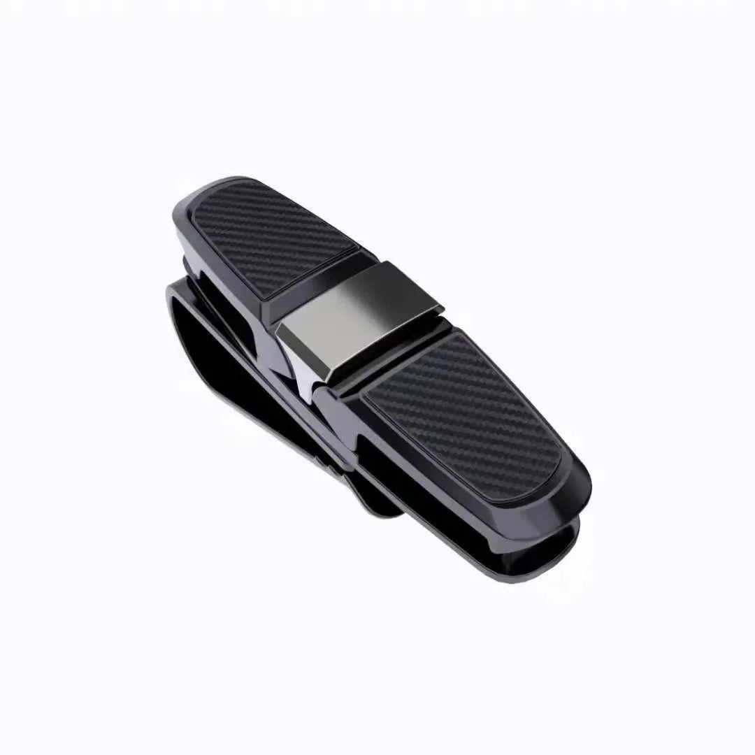Car Glasses Case Universal Car Sun Visor Glasses Holder Sunglasses Clip Card Ticket Eyeglasses Holder Auto Interior Accessories