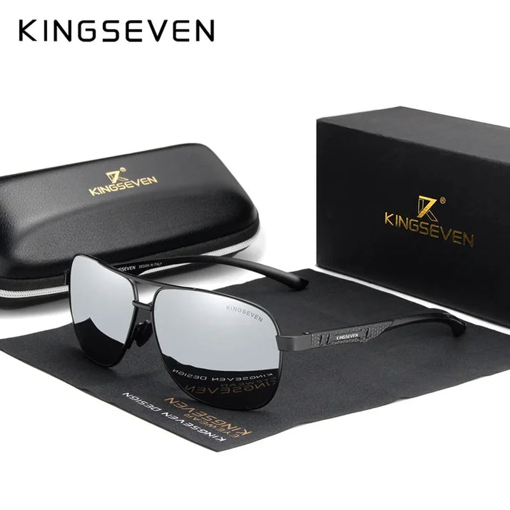 Polarized Aluminum Sunglasses Men UV400 HD Lens Pilot Eye Protection Photochromic Glasses Women Night Vision Eyewear