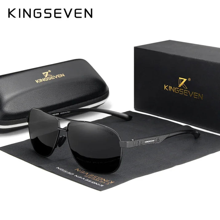 Polarized Aluminum Sunglasses Men UV400 HD Lens Pilot Eye Protection Photochromic Glasses Women Night Vision Eyewear