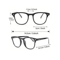 New Vintage Transparent Computer Glasses Frame Women Men anti Blue Light Eyewear Blocking Glasses Optical Spectacle