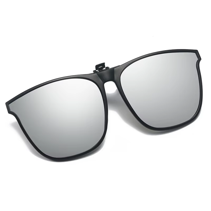 Polarized Clip on Sunglasses Men Car Driver Goggles UV400 Sun Glasses anti Glare Vintage Square Glasses