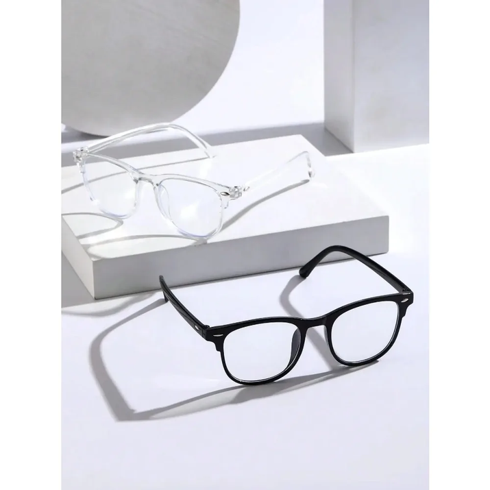 New Vintage Transparent Computer Glasses Frame Women Men anti Blue Light Eyewear Blocking Glasses Optical Spectacle