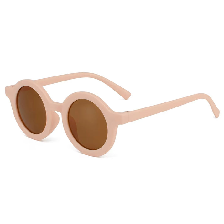 Children'S Sunglasses, Inset Style round Frame, 1-7 Year Old Baby Sunglasses, Sun Shading, Sun Protection