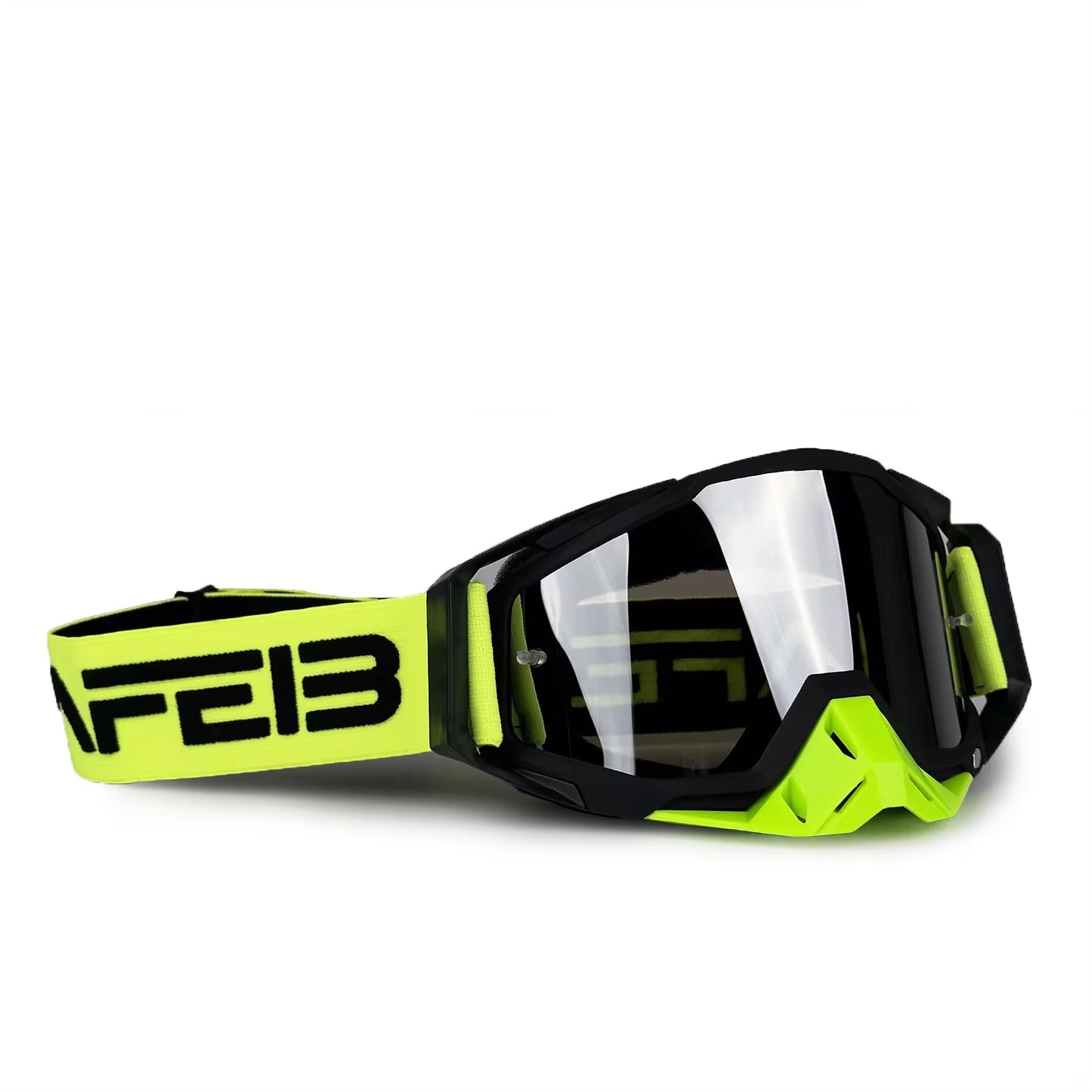 NAFEIB Motocross Glasses Motorcycle Sunglasses Man Windproof Protection Skiing Cycling Racing Off-Road Goggles Tear-Off Film