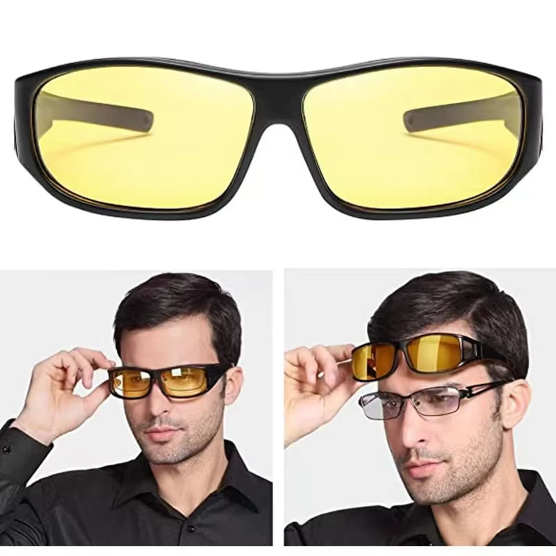 Car Night Vision Driving Glasses Motorcycle Bicycle Driver Goggles Anti-Glare UV Protection Sunglasses Eyewear Car Accessries