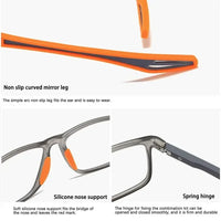 Photochromic Reading Glasses Men Women anti Blue Light Sports Glasses