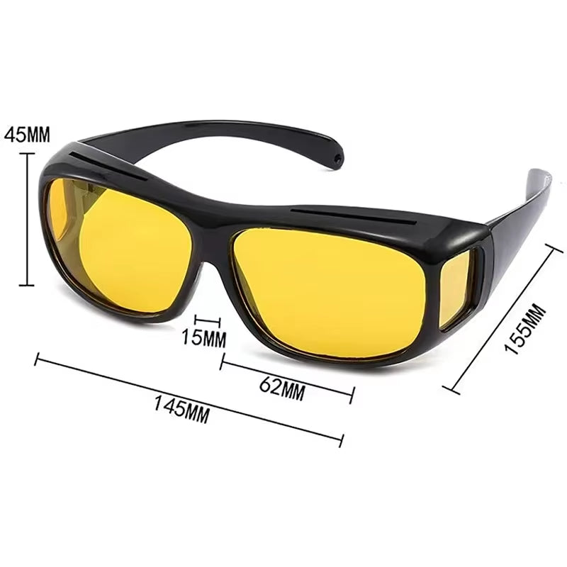 Car Night Vision Driving Glasses Motorcycle Bicycle Driver Goggles Anti-Glare UV Protection Sunglasses Eyewear Car Accessries
