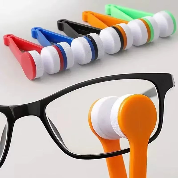 10/5/1Pcs Portable Multifunctional Glasses Cleaning Rub Eyeglass Sunglasses Spectacles Microfiber Cleaning Brushes Wiping Tools