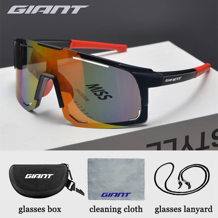 【Professional Grade】Cycling Fishing Sunglasses - UV Protection, Anti-Glare, Impact Resistant, Outdoor Sports with Case