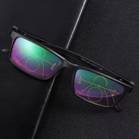 New 3 in 1 Bifocals Reading Glasses Unisex anti Blue Light Presbyopia Eyeglasses near Far Sight Hyperopia Eyewear