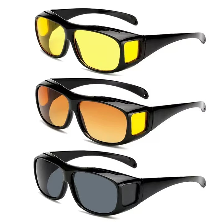 Car Night Vision Driving Glasses Motorcycle Bicycle Driver Goggles Anti-Glare UV Protection Sunglasses Eyewear Car Accessries