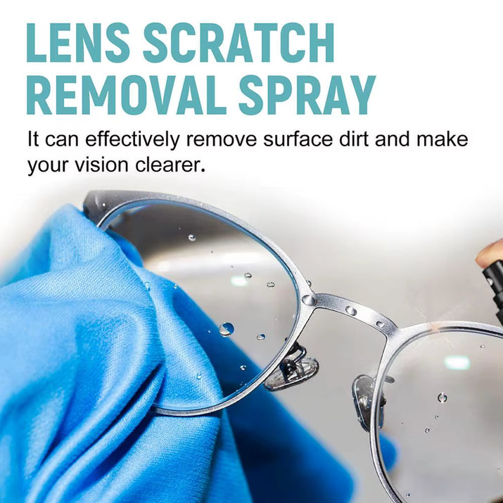 Glass Cleaner Lens Cleaner Glasses Sunglasses Eyeglass Cleaning Solution anti Fog Spray Eyeglass Scratch Removal Spray 100ML