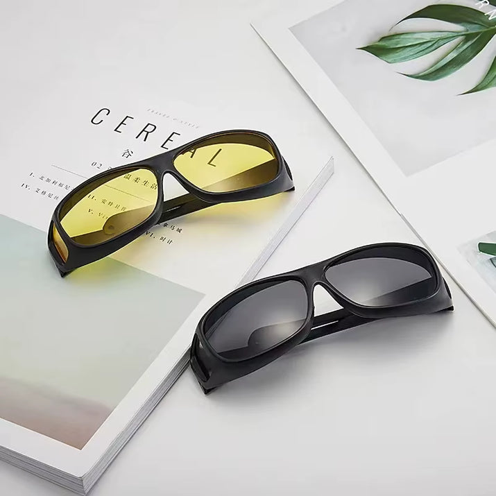Car Night Vision Driving Glasses Motorcycle Bicycle Driver Goggles Anti-Glare UV Protection Sunglasses Eyewear Car Accessries