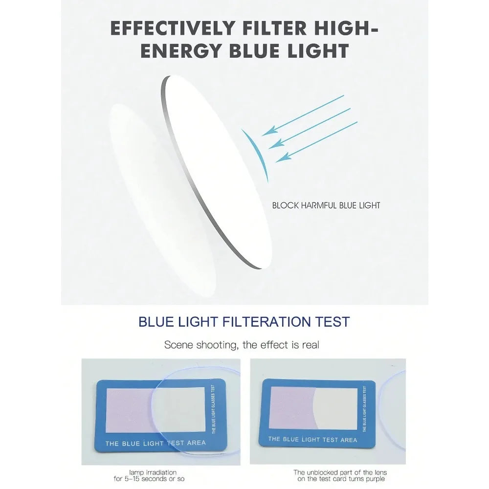 New Vintage Transparent Computer Glasses Frame Women Men anti Blue Light Eyewear Blocking Glasses Optical Spectacle