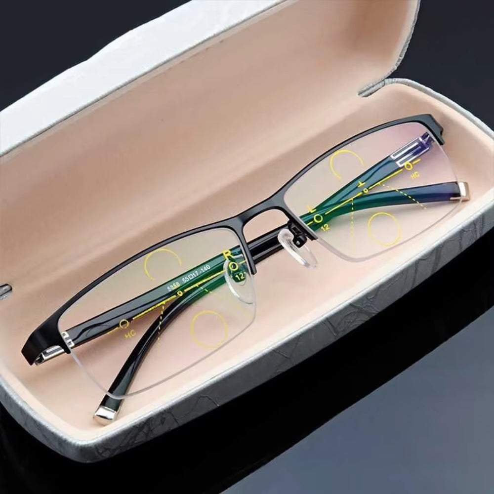 Men'S Reading Glasses Multifocal Presbyopic Glasses Anti-Blue Light Glasses 2023 Retro Glasses for Women