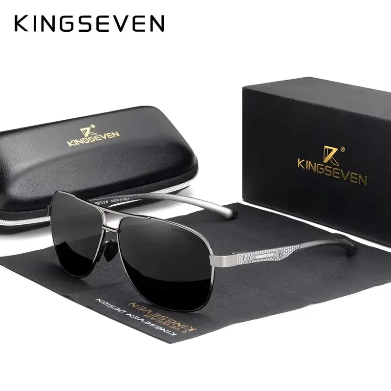 Polarized Aluminum Sunglasses Men UV400 HD Lens Pilot Eye Protection Photochromic Glasses Women Night Vision Eyewear