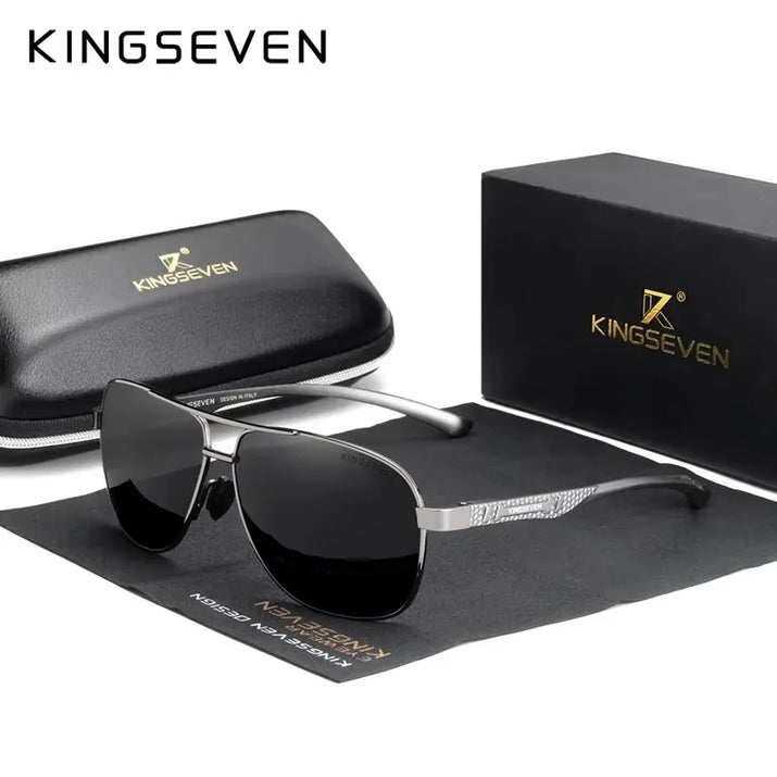 Polarized Aluminum Sunglasses Men UV400 HD Lens Pilot Eye Protection Photochromic Glasses Women Night Vision Eyewear