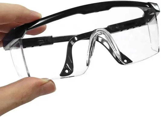 2Pcs Anti-Splash Safety Glasses - Industrial Protective Goggles, Wind & Dust Proof for Lab, Work & Cycling
