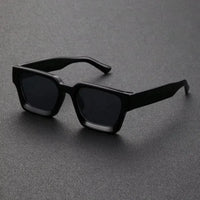 1PC Unisex Plastic Fashion Square Frame Sunglasses for Street Photography and Beach Trips Driving Accessories
