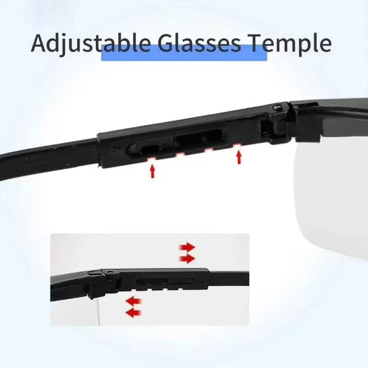 2Pcs Anti-Splash Safety Glasses - Industrial Protective Goggles, Wind & Dust Proof for Lab, Work & Cycling