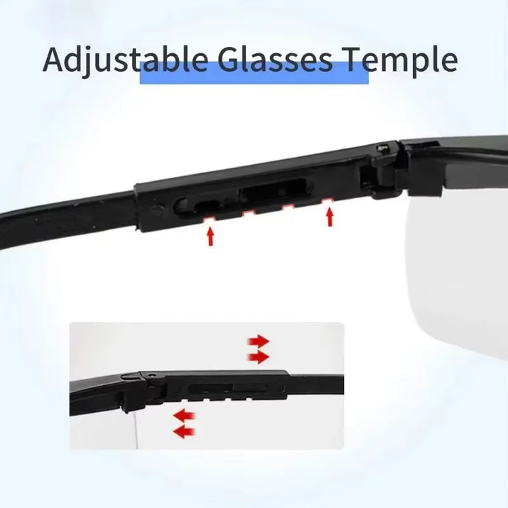 2Pcs Anti-Splash Safety Glasses - Industrial Protective Goggles, Wind & Dust Proof for Lab, Work & Cycling