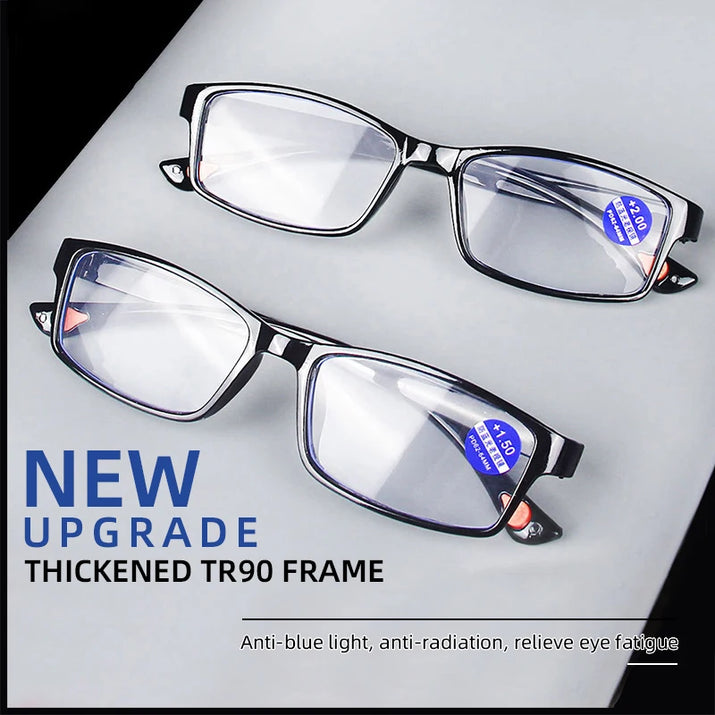 1PC Reading Glasses +1.0~+4.0 Lightweight Anti-Blue Light Eyewear