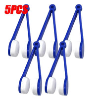10/5/1Pcs Portable Multifunctional Glasses Cleaning Rub Eyeglass Sunglasses Spectacles Microfiber Cleaning Brushes Wiping Tools