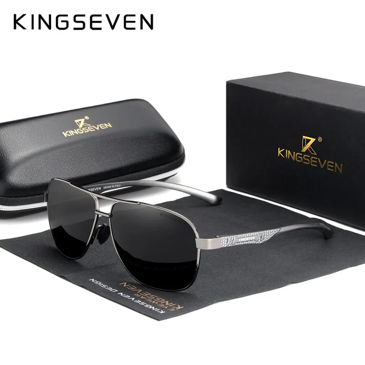 Polarized Aluminum Sunglasses Men UV400 HD Lens Pilot Eye Protection Photochromic Glasses Women Night Vision Eyewear