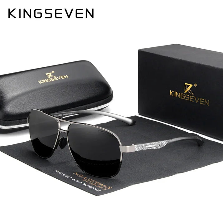 Polarized Aluminum Sunglasses Men UV400 HD Lens Pilot Eye Protection Photochromic Glasses Women Night Vision Eyewear