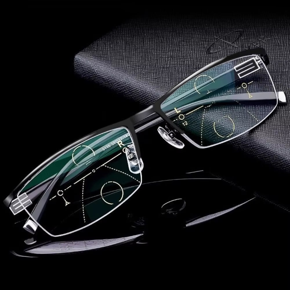Men'S Reading Glasses Multifocal Presbyopic Glasses Anti-Blue Light Glasses 2023 Retro Glasses for Women