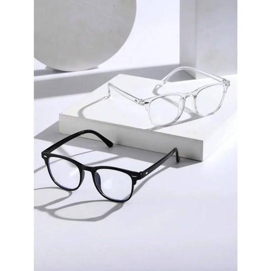 New Vintage Transparent Computer Glasses Frame Women Men anti Blue Light Eyewear Blocking Glasses Optical Spectacle