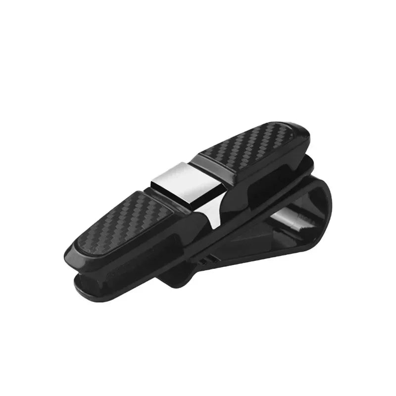 Car Glasses Case Universal Car Sun Visor Glasses Holder Sunglasses Clip Card Ticket Eyeglasses Holder Auto Interior Accessories