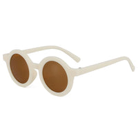 Children'S Sunglasses, Inset Style round Frame, 1-7 Year Old Baby Sunglasses, Sun Shading, Sun Protection