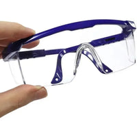 2Pcs Anti-Splash Safety Glasses - Industrial Protective Goggles, Wind & Dust Proof for Lab, Work & Cycling