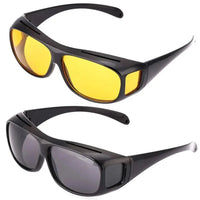 Night Vision Sunglasses Car Night Driving Glasses Driver Goggles Unisex Sun Glasses UV Protection Sunglasses Eyewear Gift