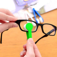 5Pcs Eyewear Cleaning Clip Mini Sunglasses Microfiber Cleaner Glasses Wipe Portable Glasses Soft Brush Spectacles Cleaner Kit
