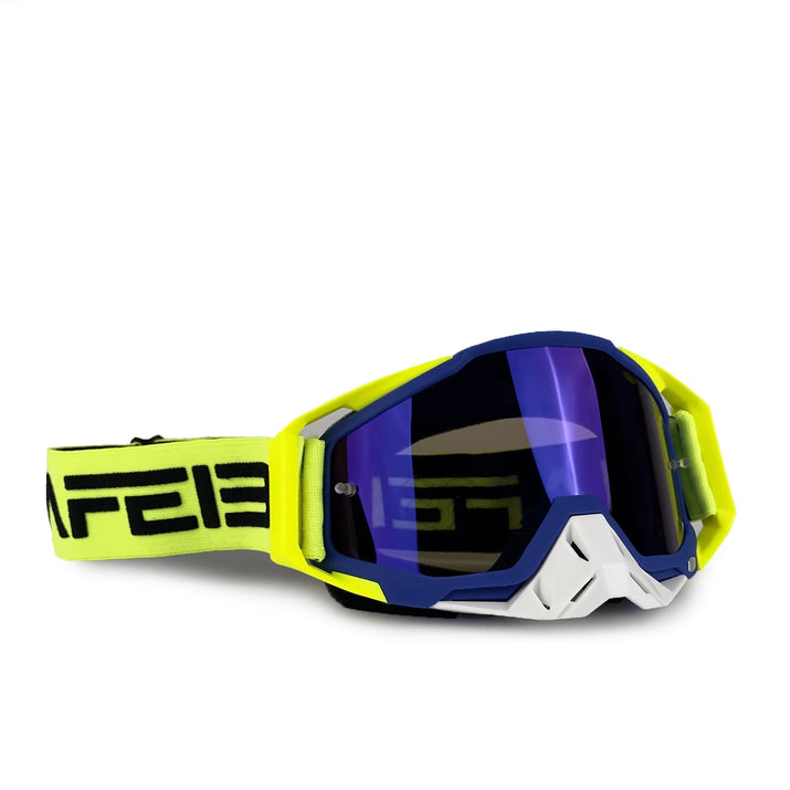NAFEIB Motocross Glasses Motorcycle Sunglasses Man Windproof Protection Skiing Cycling Racing Off-Road Goggles Tear-Off Film