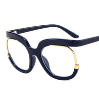 Round Amber Glasses Frame Luxurious Luxury Designer Glasses UV400 Prescription Glasses Unisex Trend anti Blue Light Glasses