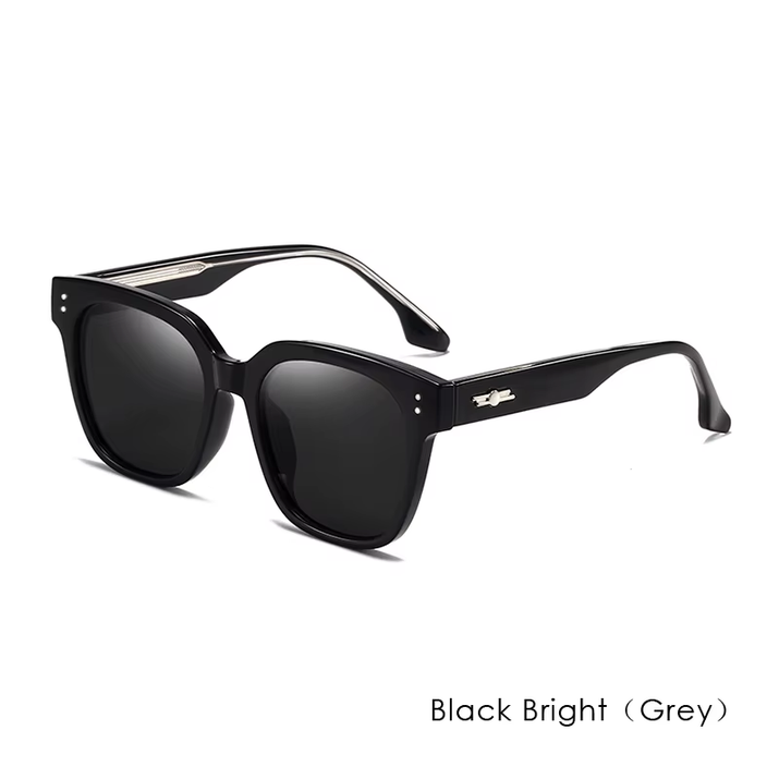 Rivets Sunglasses Men'S Polarized Glasses Women Square Green Sunglass Man Eyewear 2025 Women'S Eyepieces Lenses Woman Designer