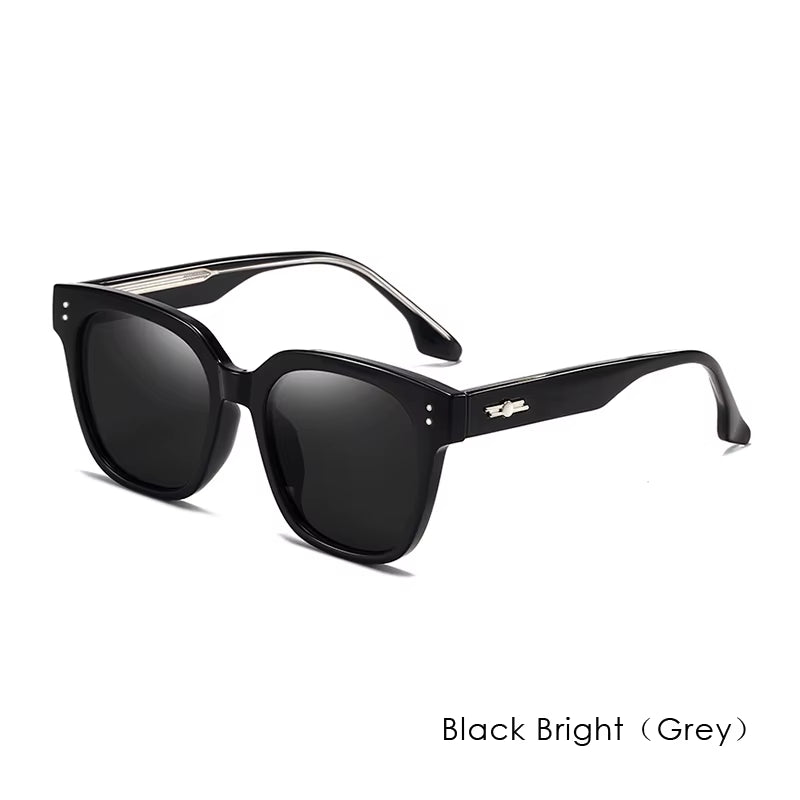 Rivets Sunglasses Men'S Polarized Glasses Women Square Green Sunglass Man Eyewear 2025 Women'S Eyepieces Lenses Woman Designer