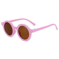 Children'S Sunglasses, Inset Style round Frame, 1-7 Year Old Baby Sunglasses, Sun Shading, Sun Protection