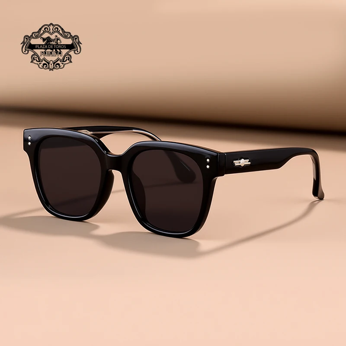 Rivets Sunglasses Men'S Polarized Glasses Women Square Green Sunglass Man Eyewear 2025 Women'S Eyepieces Lenses Woman Designer