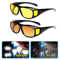 Car Night Vision Driving Glasses Motorcycle Bicycle Driver Goggles Anti-Glare UV Protection Sunglasses Eyewear Car Accessries